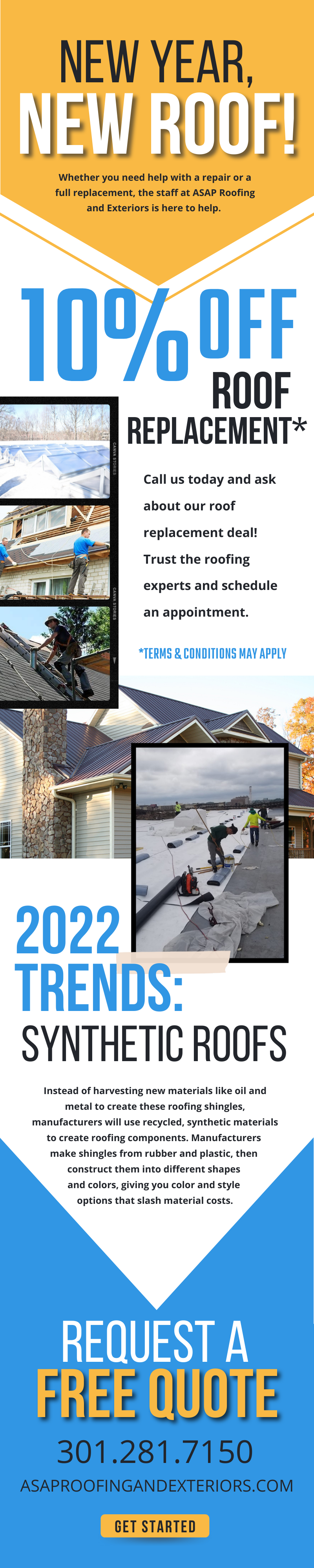 ASAP Roofing Exteriors January 2022