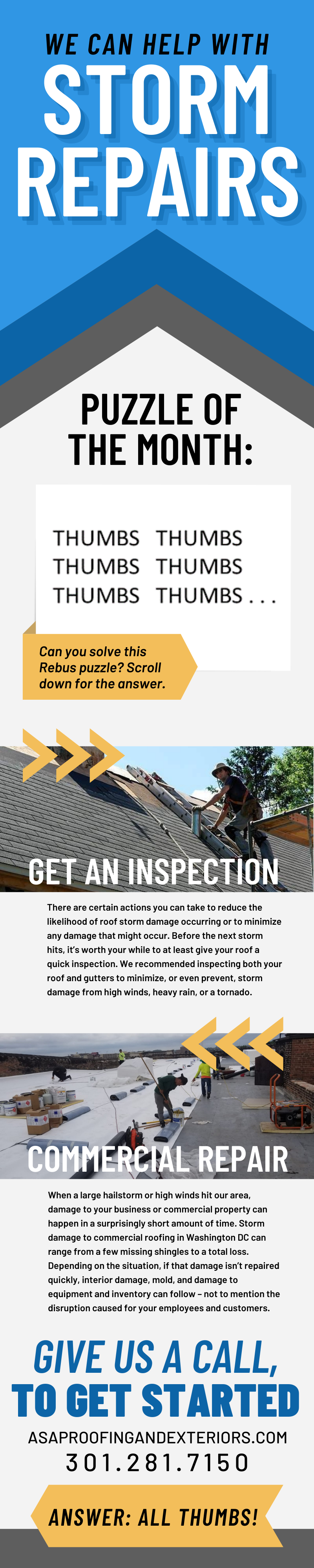 ASAP Roofing Exteriors May 2022